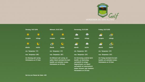 Golfclub Schmallenberg Infomonitor