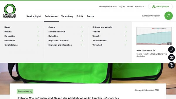 Landkreis Osnabrück Webseite